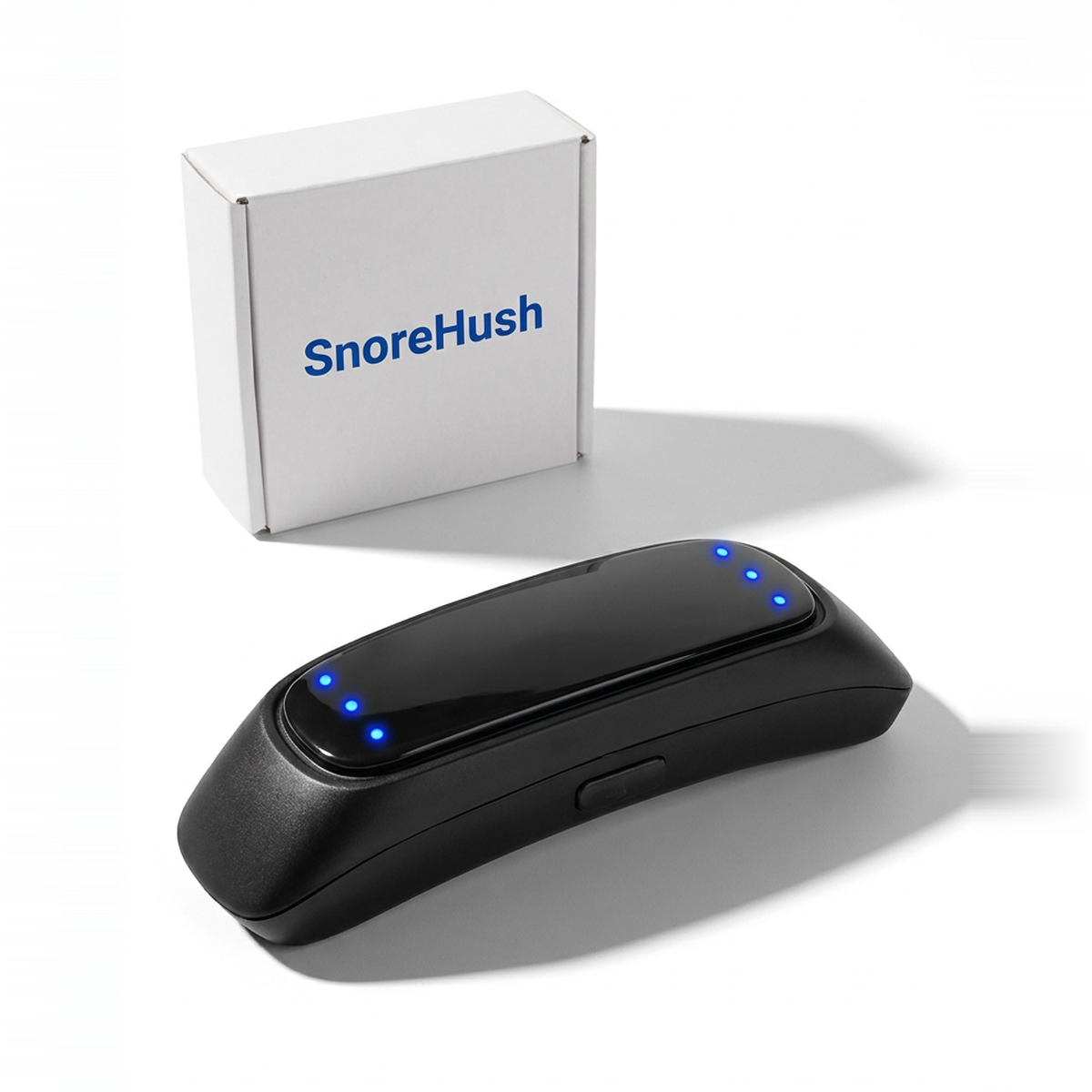 Anti-Snoring Chin Device with Gentle Pulses